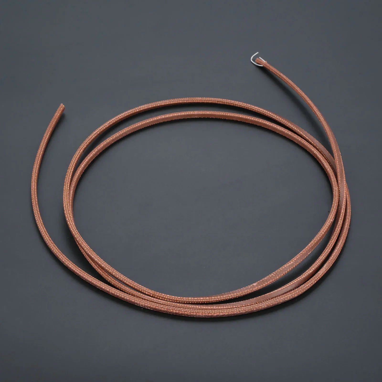 1.75M 3.5*5mm Leather Treadle Belt Trimmable Metal Hook for Old Singer Cabinets&Manual Rocking Foot Pedals Sewing Machine Parts Oasis Select
