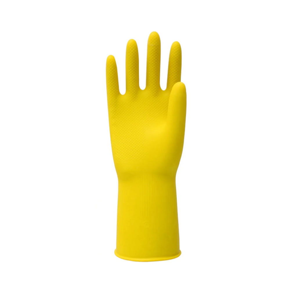 1pair Flexible Comfortable Rubber Clean Gloves Red Dish Washing Long Home Bathroom Cleaning Kitchen Accessories Oasis Select Camel S