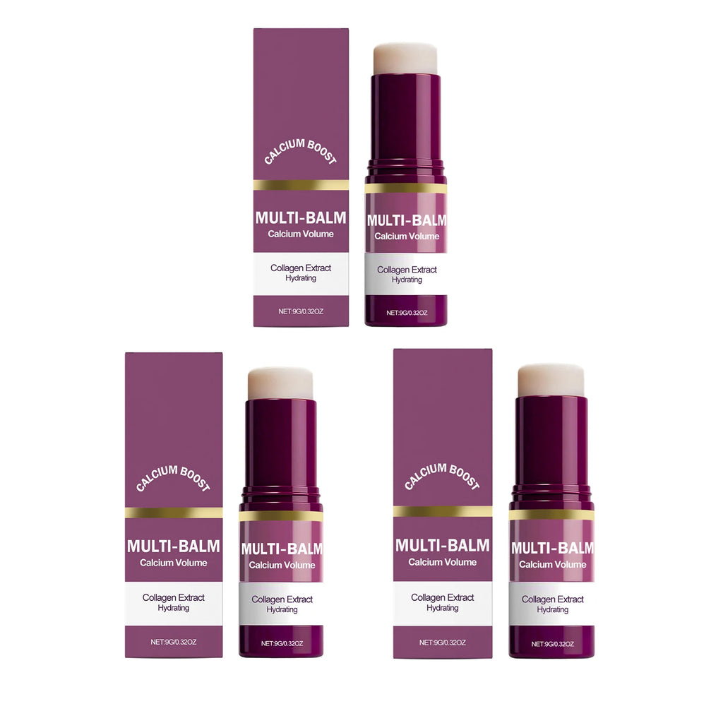 Multi-balm Calcium Boost Facial Balm Long Lasting Hydration Barrier Repair Eye Lip Care Oil Control Shrink Pores Firming Skin 9g Oasis Select 3pcs X 9g