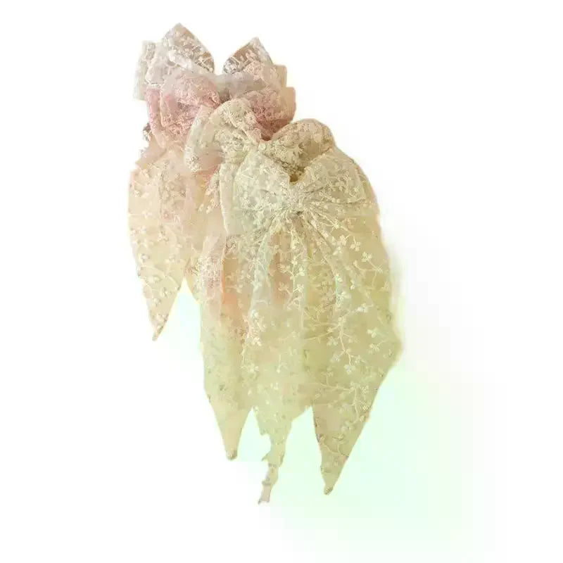 Girls Lace Swallowtail Bow Hair Clip – Princess Hairpin Gift Girls Hair Clip Oasis Select