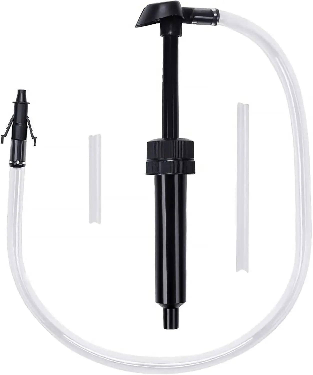 Fuel Oil Diesel Petrol Transfer Car Hand Siphon Pump For Manually Pressing Compatible With Auto Transmission Liquid Siphon Tool Oasis Select black