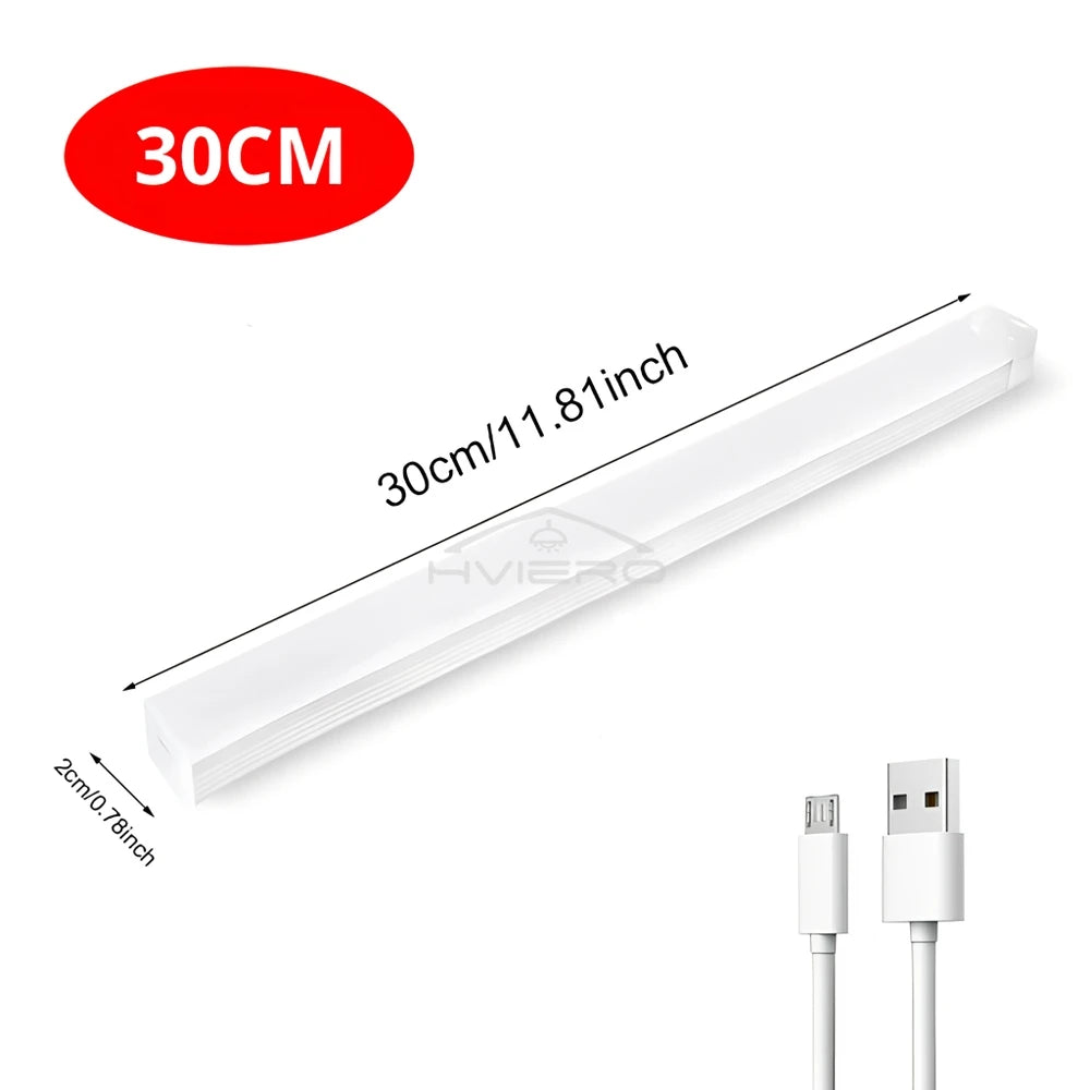 HVIERO Motion Sensor LED Night Light – USB Rechargeable