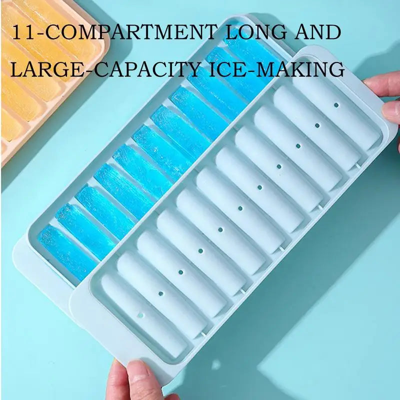 Ice Tray Long Ice Bar Mould Chilled Beverage Accessories Cold Drink Making Tool Ice Bar Maker with Lid Iced Beverage Making Tool Oasis Select