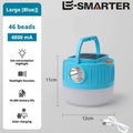 Led Emergency Camping Light, Solar Charging 2-In-1 Flashlight, Outdoor Adventure Camping Light Oasis Select ST125 big blue