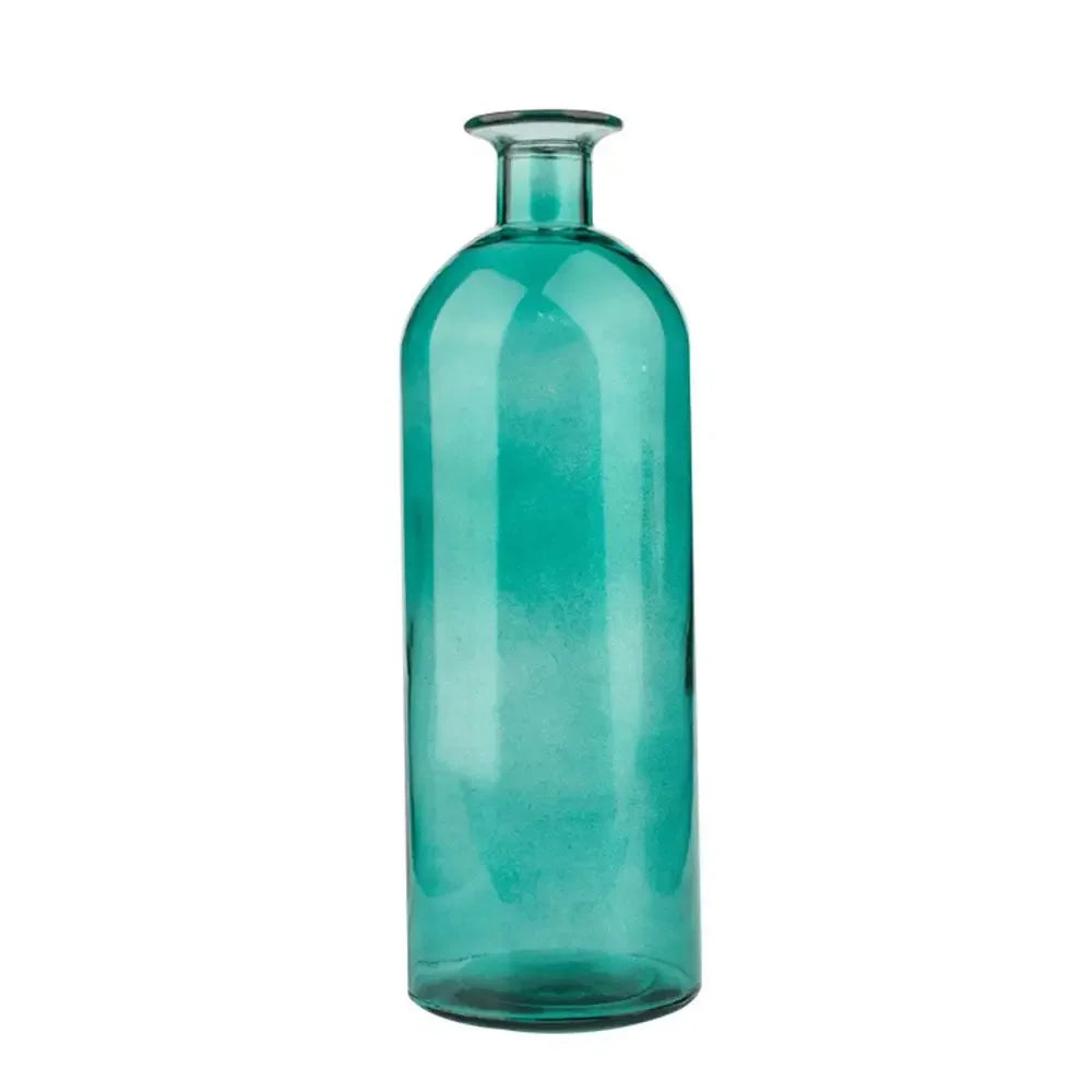 Transparent Glass Flower Vase | Modern Hydroponic Table Decor Glass Flower Vase Oasis Select Green-L