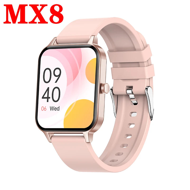 128M Local Music Smart Watch Blue Tooth Call 1.95” HD Full Touch Screen Smartwatch Weather Information Reminder Sports Bracelet Oasis Select MX8 PI