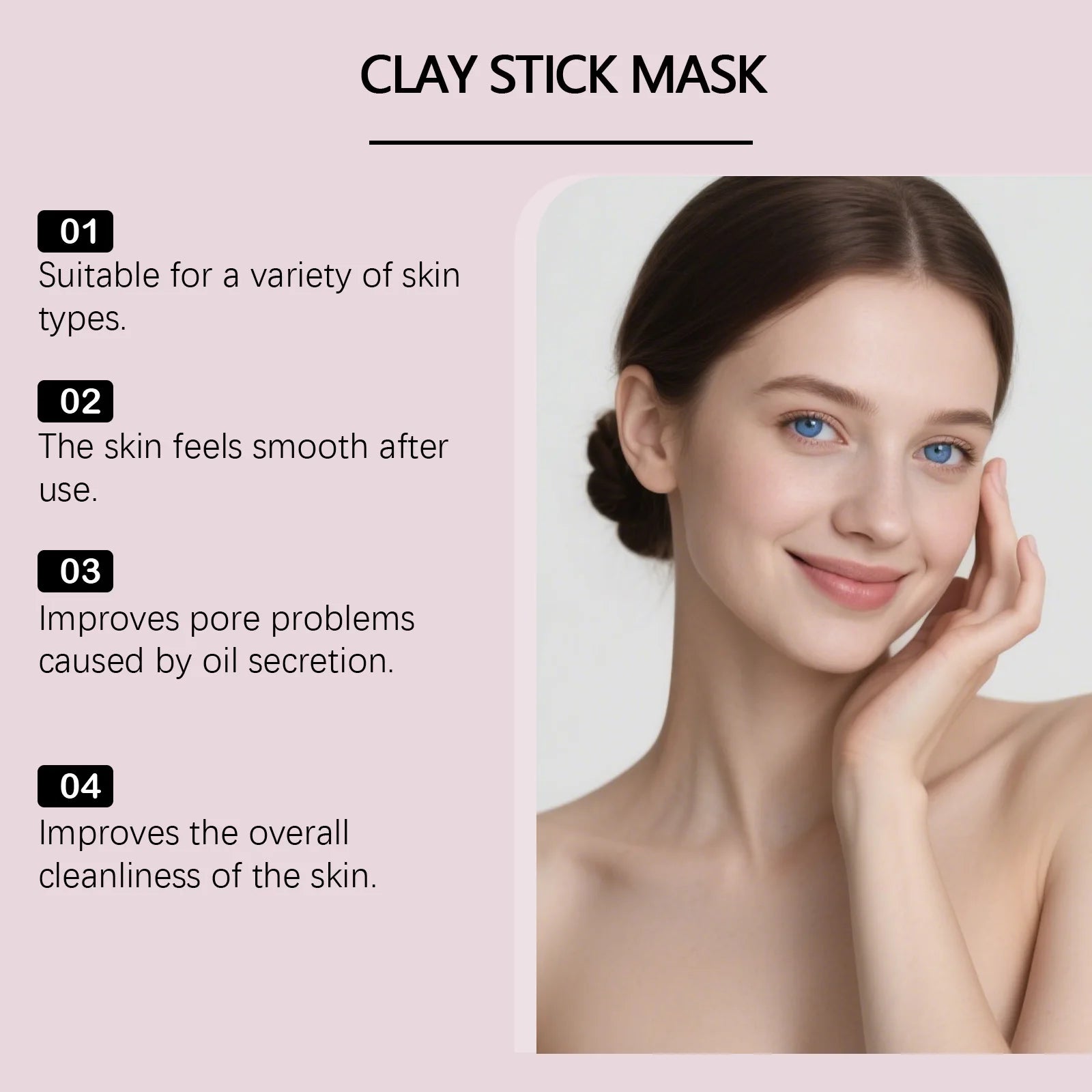 Centella Asiatica Clay Mask Face Moisturize Blackhead Remove Pore Purifying Poremizing Soothing Deep Cleansing Mud Mask Oasis Select
