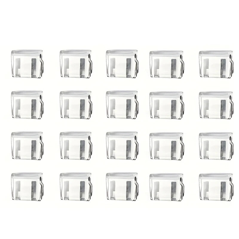 Invisible Pants Clips, DIY Pants Hem Clips, Invisible Pants Short Clips, 2/4/6/10/20pcs for Anti-Slip Pants Hem Fixtures, Oasis Select 20pcs