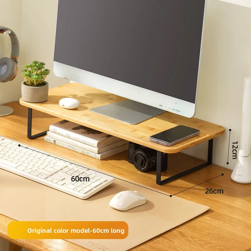 Desktop computer heightening rack Office desktop storage rack Monitor lifting rack Base bracket Raising shelf Oasis Select Primary 60 long