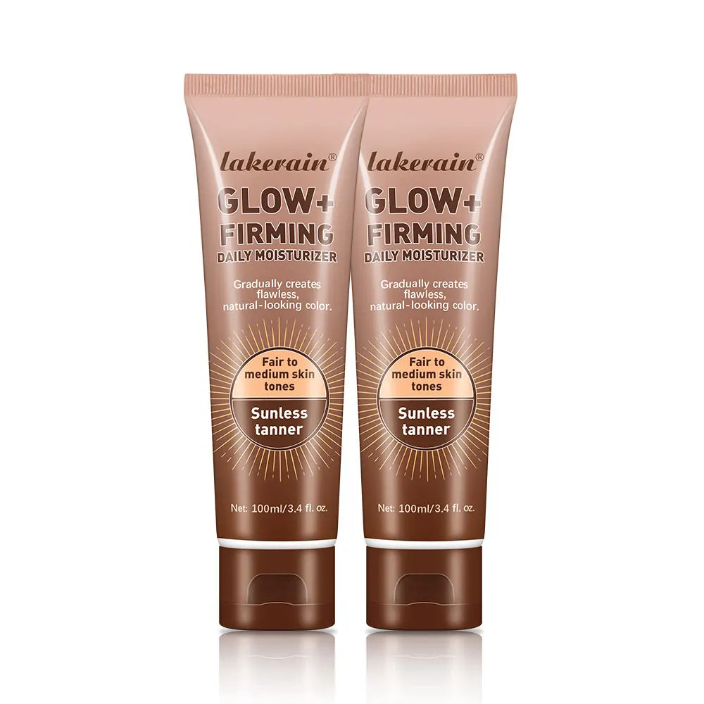 Lakerain Gradual Self Tanner Lotion – Streak-Free Sunless Tan Self Tanning Lotion Oasis Select 2pcs
