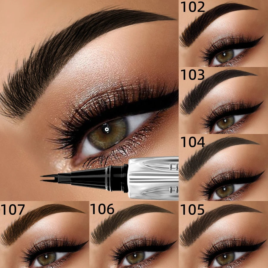 FUNPARK Microblading Eyebrow Pen – 8 Colors, Waterproof