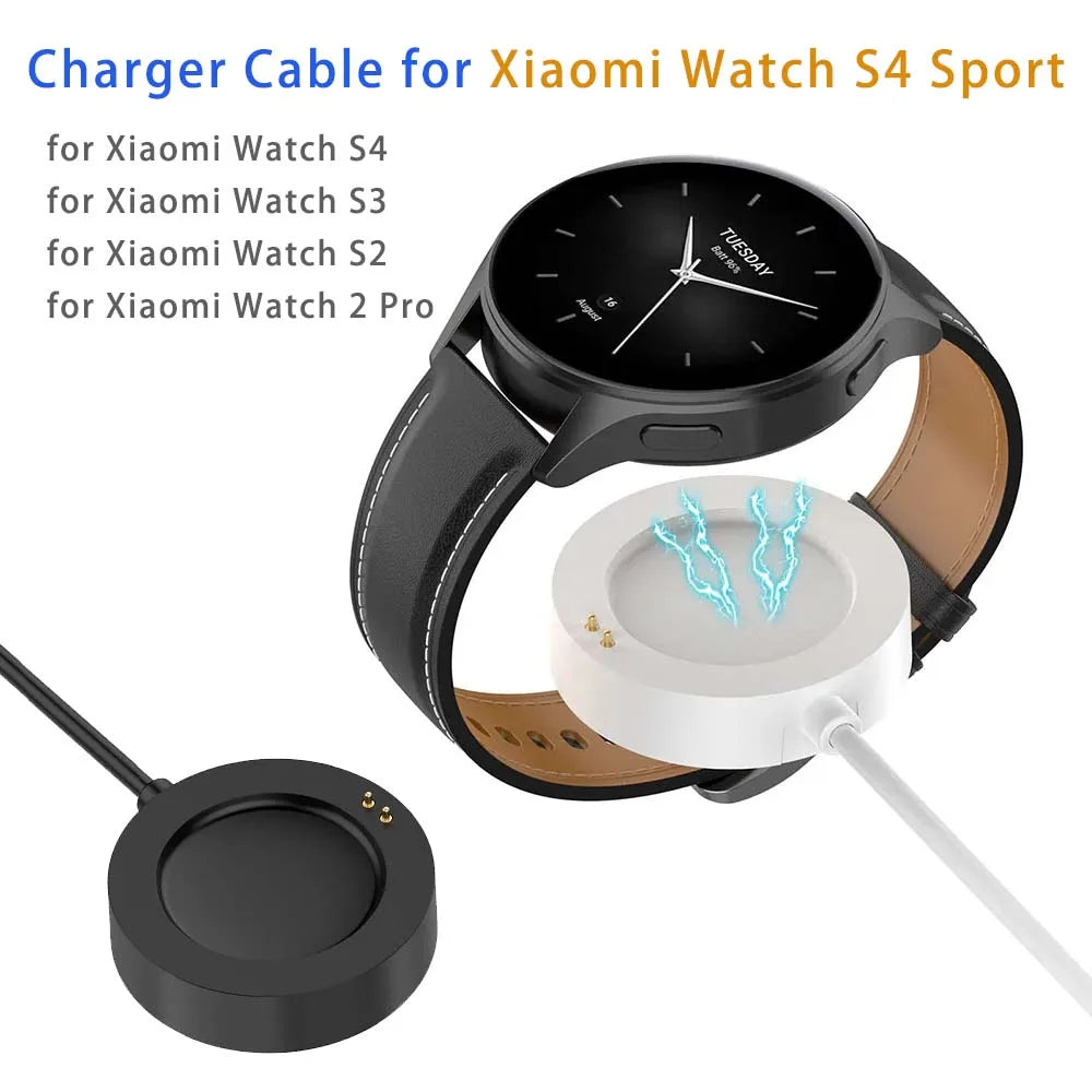 USB Charger Cable for Xiaomi Watch 2, S2, S3, S4 & Watch 2 Pro Smartwatch Charger Cable Oasis Select