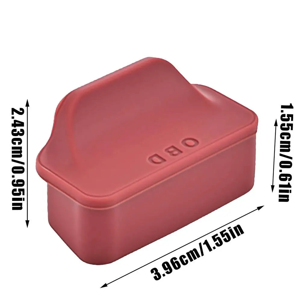 1PC Car OBD Port Dust Cover Universal Silicone Waterproof Protector Auto Diagnostic Connector Plug Cap Interior Decor Accessorie Oasis Select Red