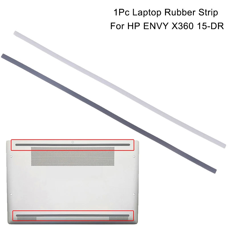 1Pc Rubber Strip Laptop Bottom Shell Cover Foot Pad For ENVY X360 15-DR Non-Slip Bumper Feet Strip Oasis Select