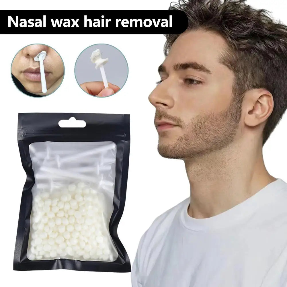 25g/50g Portable Nose Wax Kit Painless Ear Nose Hair Removal Wax Kit Sticks Nail Wax Cleaning Nose Beauty Tool For Men And Women Oasis Select