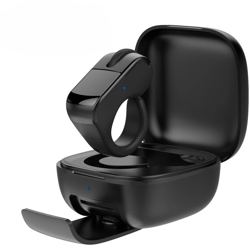 Ring Controller for Rokid AI Smart Glasses Wireless Photo Shutter Page Music Control ABS Black White 3.6x3.2x1.8CM Oasis Select Black