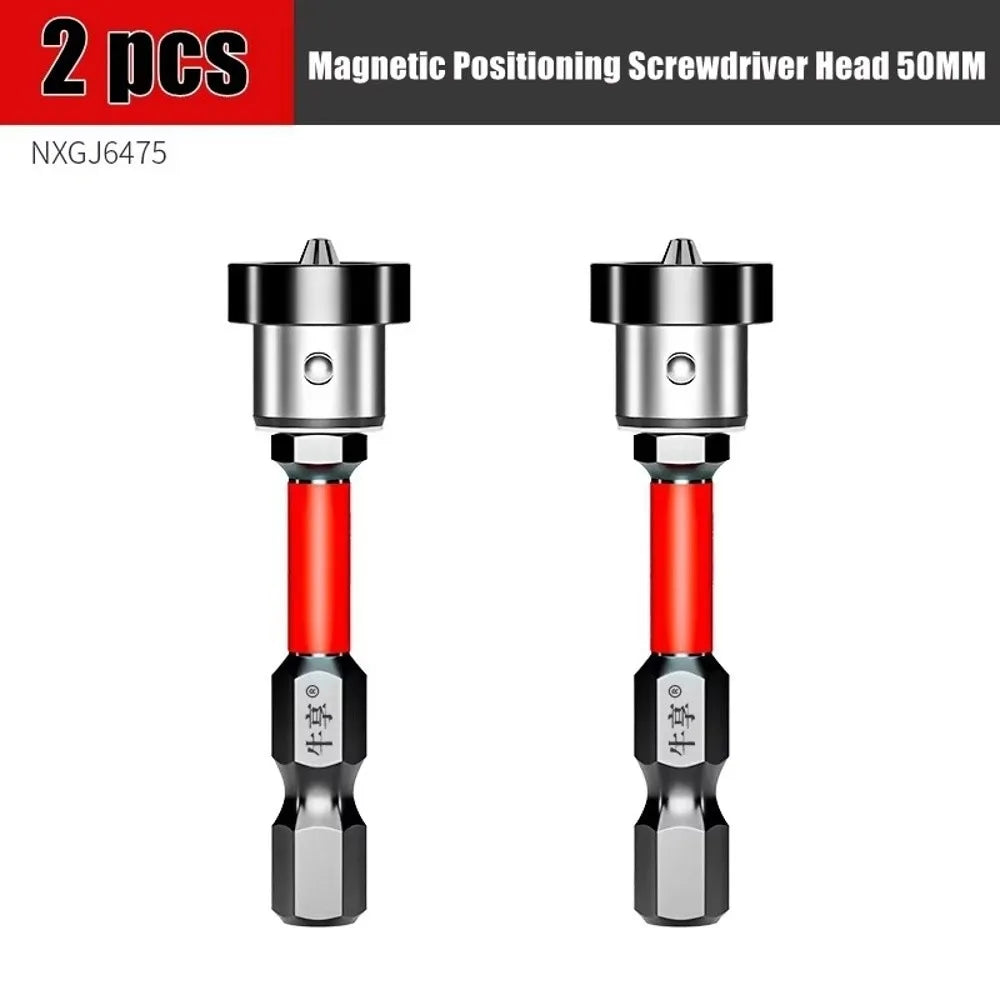 Cross Positioning Screwdriver Bits Multifunctional Magnetic S2 Drywall Screw for Plasterboard Head Drilling Tools Oasis Select 2pcs
