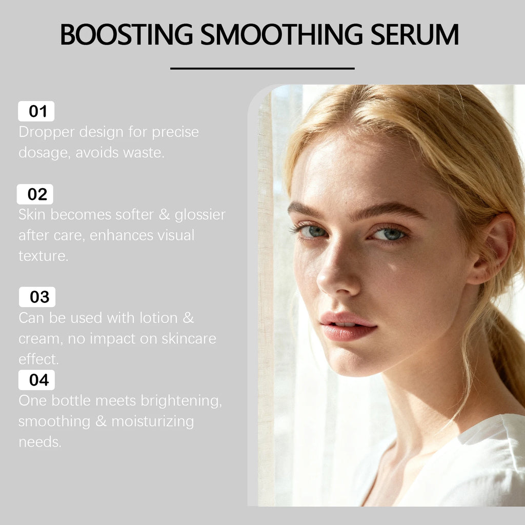 NAD+ Peptide Boosting Smoothing Serum Firming Hydrating Anti-Aging Serum Radiant Glow Face Essence Hyaluronic Acid Brightening Oasis Select