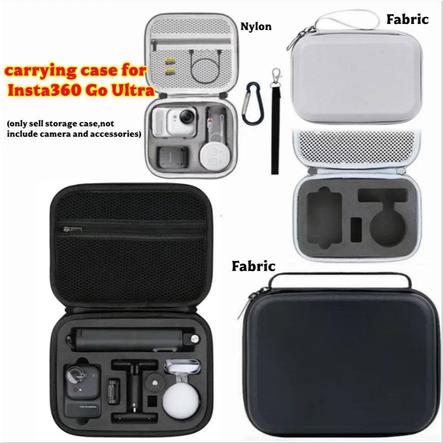 Insta360 GO Ultra Carrying Case | Portable PU Storage Bag