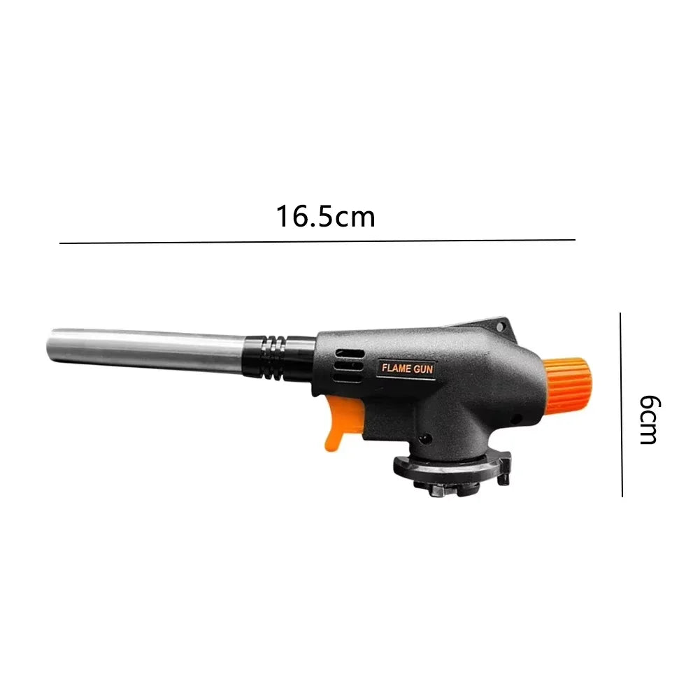 Welding Gas Burner Flame Torch Gas Torch Ignition BBQ Cooking Camping Ignition Flamethrower Outdoor Camping Tool Oasis Select