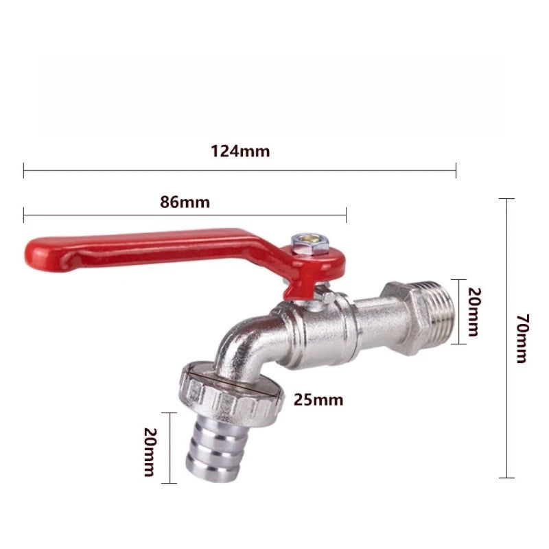 Zinc Alloy 1/2 Gardening Faucet Stretching Handle Garden Faucet Cross-border Dedicated Faucet with Washing Machine Nozzle Oasis Select