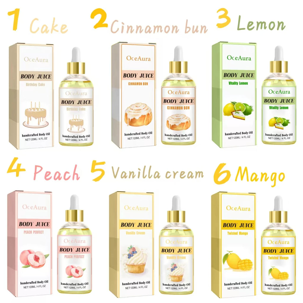 OceAura Sweet Fragrance Body Oil – Moisturizing & Nourishing Moisturizing Body Oil Oasis Select