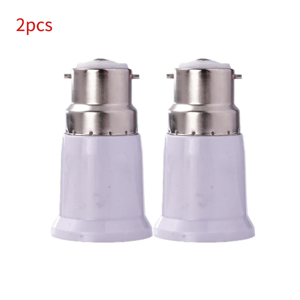 B22 to E27 Lamp Holder Converter holder Bayonet to Screw Lamp Light Socket Bulb Base Spliter Extension Adapter LED Corn Bulb Oasis Select 2pcs