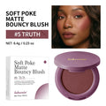 7 Colors Soft Matte Blush Makeup Cushiony Bouncy Texture Long-Lasting Luminosity Airy & Lightweight Liquid Blush Natural Flush Oasis Select 05