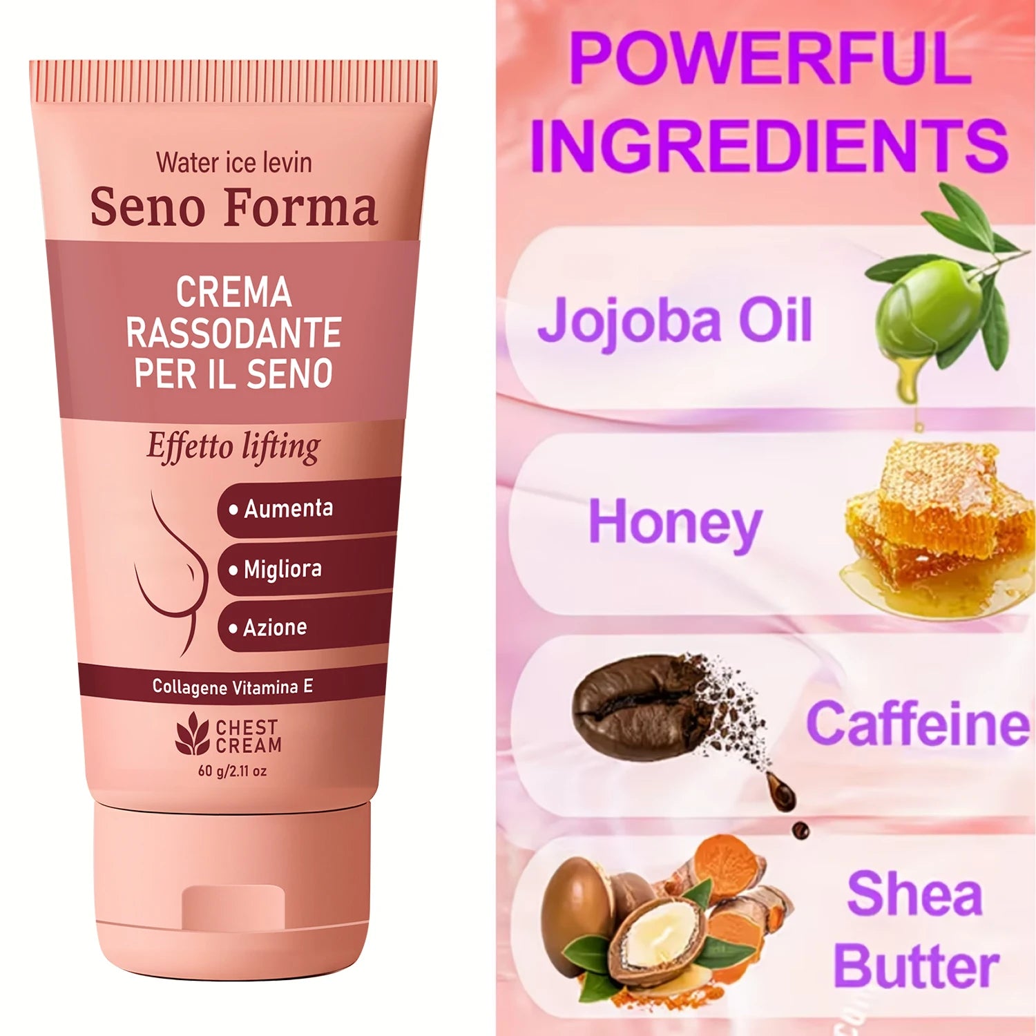 Collagen & Vitamin E Bust Firming Cream - Moisturizing to Improve Skin Tone & Elasticity Oasis Select