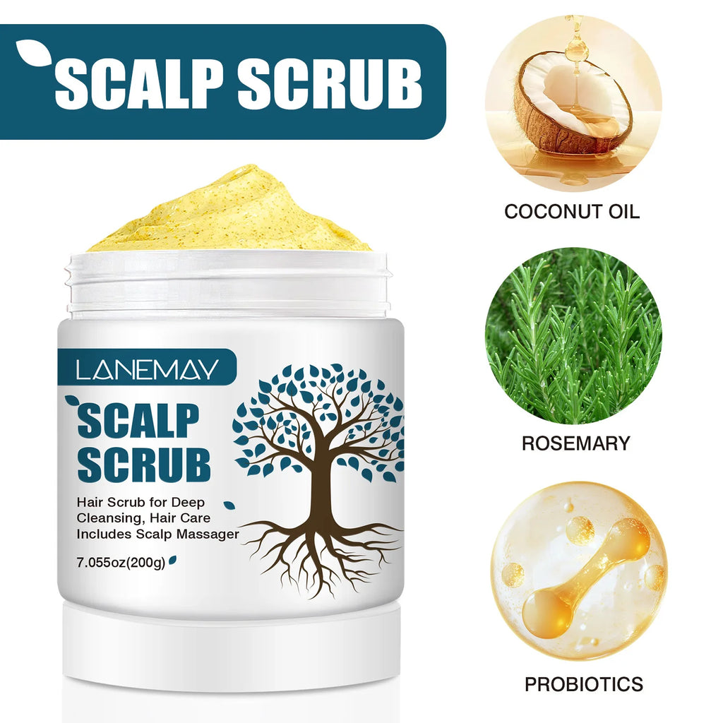 Lanemay Scalp Scrub – Exfoliating Scalp Cleanser 200g