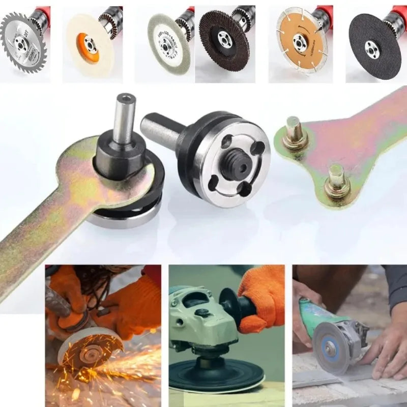Angle Grinder Connecting Shaft Kit Extension Adapter With Flange Nut Set For Power Tool Conversion And Disc Mounting Oasis Select
