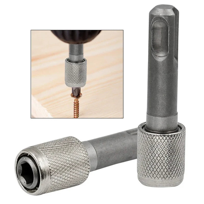 Quick Change SDS Plus Drill to 1/4" Hex Bit Adapter Holder - Converts Rotary Hammer for Screwdriver Bits & Sockets Impact Ready Oasis Select