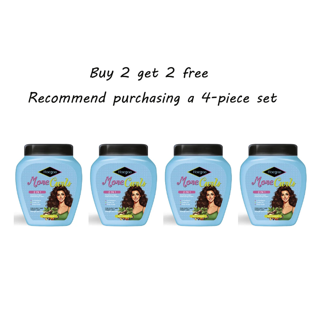Wash-Free Leave In Conditioner For Curly And Frizzy Hair Hydrate Moisturize Smooth Restore Damaged Non-Sticky Deep Conditioning Oasis Select 114Gx4