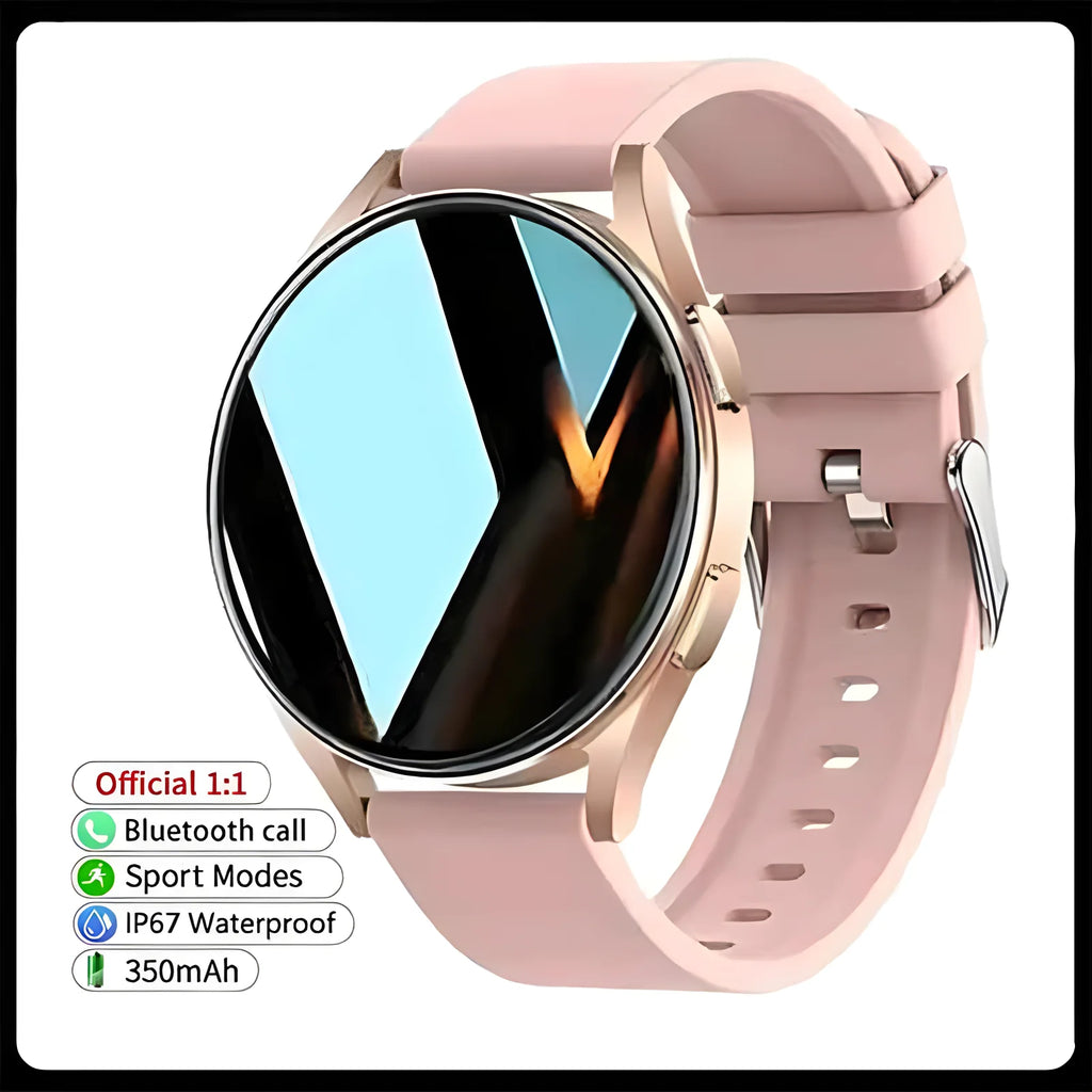 Bluetooth Call Smart Watch Pro 1.39-Inch Custom Dials Music Sports Men Women Watch 6 Health Monitor Smartwatch For Android IOS Oasis Select Gold