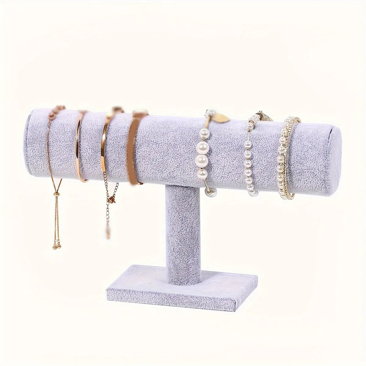 1pc T-shaped bracelet stand, bracelet and necklace display stand, watch storage stand, desktop vertical jewelry stand Oasis Select