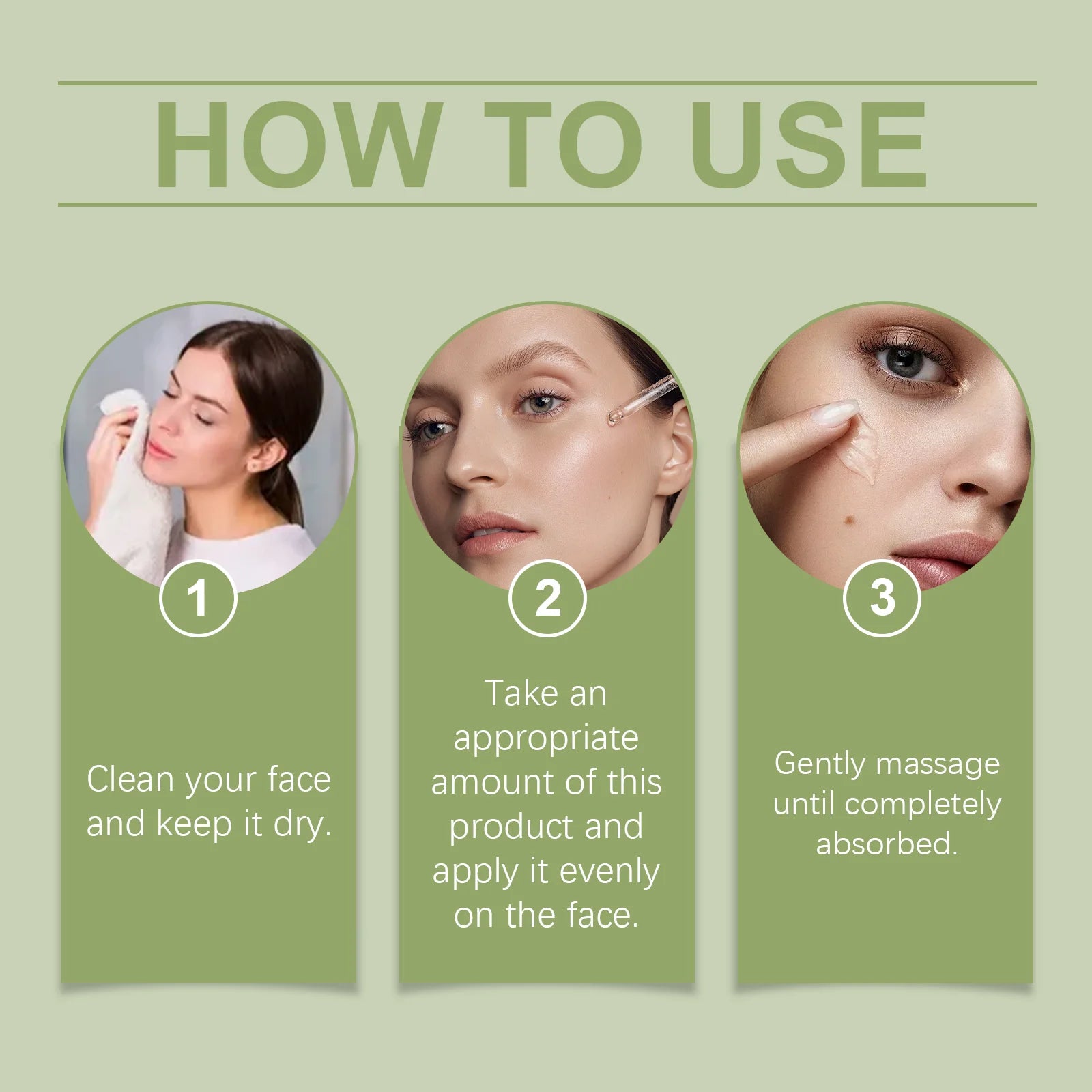 Centella Asiatica Facial Serum Moisturizing Nourish Repairing Dry Skin Smoothing Rejuvenation Soothing Brightening Beauty Health Oasis Select