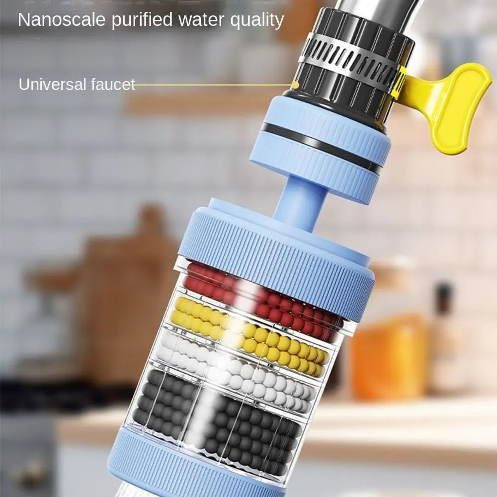 360° Rotatable 6 Layers Faucet Filter Faucet Extenders Kitchen Tool Bubbler Filtration Faucet Splash-proof Shower Oasis Select