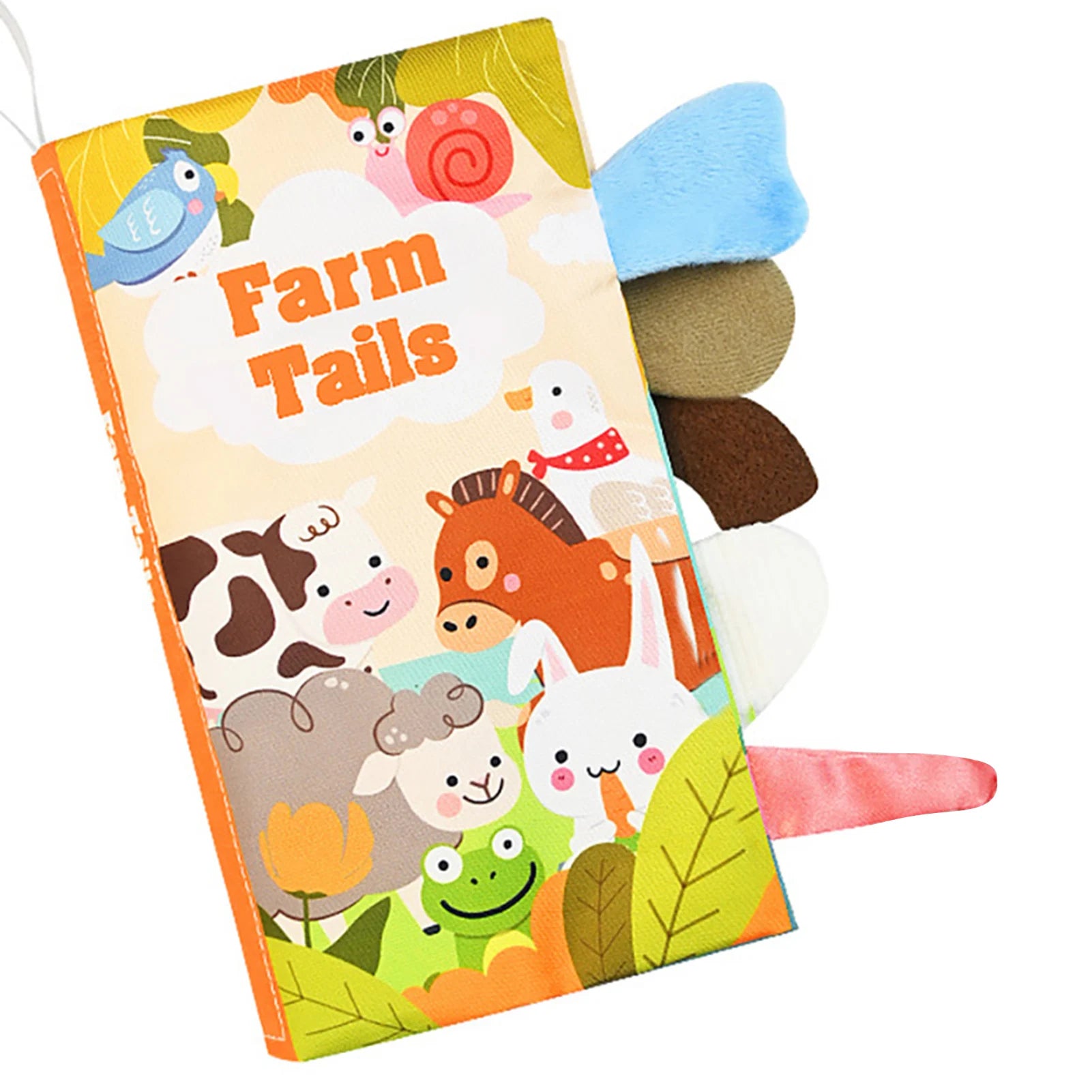 Baby Crinkle Cloth Book – 3D Animal Sensory Toy for Infants