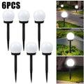 6PC Solar Light Outdoor Solar Garden Light Solar Pathway Landscape Light Waterproof Solar Lawn Lamp For Home Yard Patio Driveway Oasis Select 6PCS