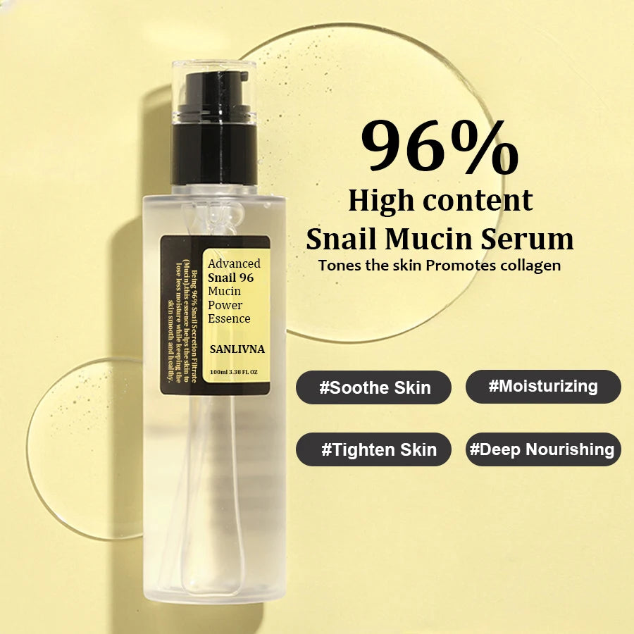 Snail Mucin 96% Facial Essence – Hydrating & Firming Serum Face Serum Essence Oasis Select