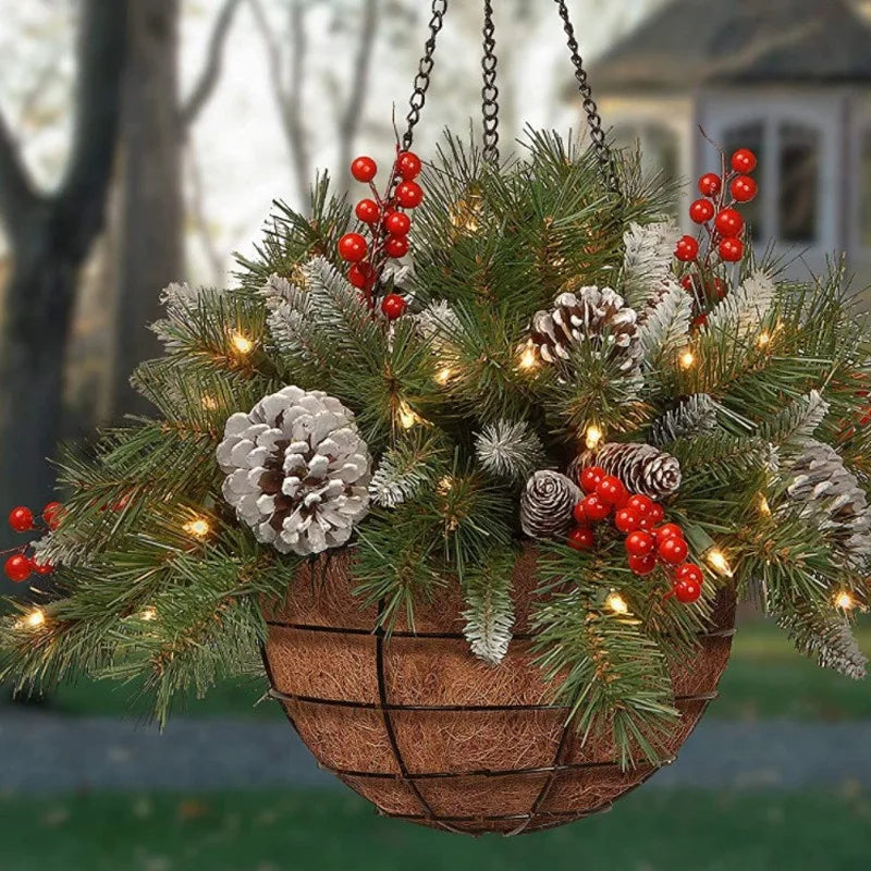 Christmas Wreath Festival Decoration Wreath Artificial Wreath Decoration Porte D’entree Home Decor Oasis Select