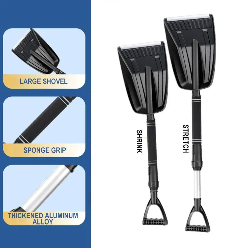 Portable Snow Shovel – Wide Blade, Telescopic & Detachable Snow Shovel Oasis Select