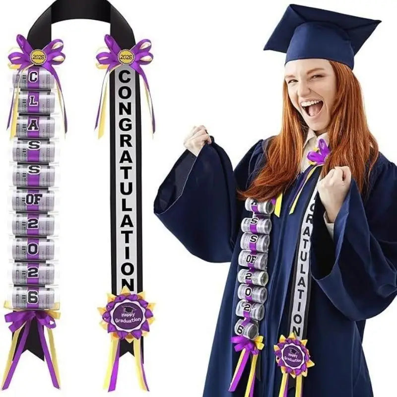 Class Of 2026 Graduation Money Lei Necklace With Cash Holder Elegant Garland Graduation Parties And Celebration Oasis Select E