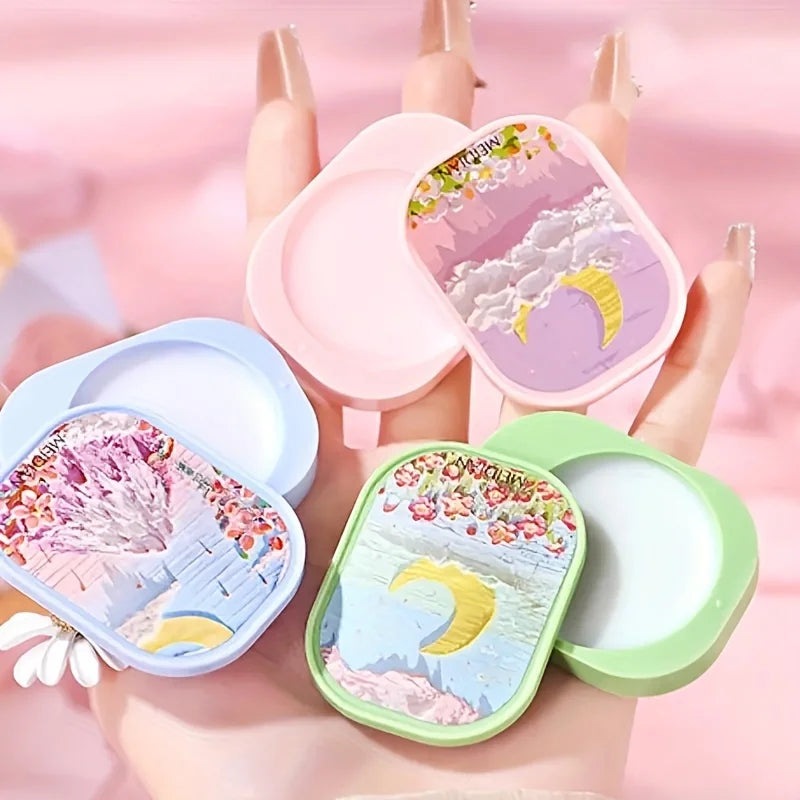 MEIDIAN 3-Piece Floral Solid Balm Perfume Gift Set for Women Solid Balm Perfume Oasis Select