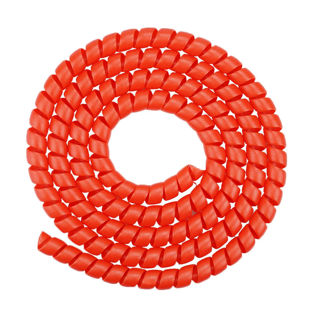 1.3m Spiral Cable Protector for Xiaomi M365 & Ninebot Scooter Cable Protector Tube Oasis Select Red United States