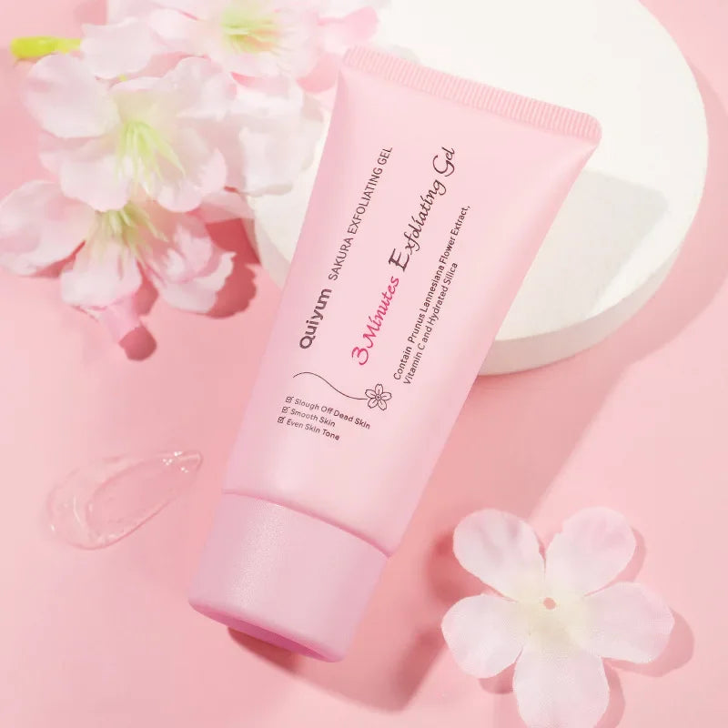 Sakura Peeling Exfoliating Gel Facial Scrub Deep Clean Even Skin Tone Moisturizing Repair Face Care For All Skin Types 30g 50g Oasis Select