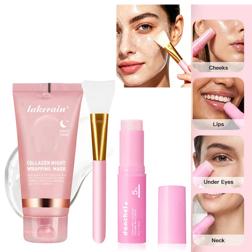 3-Piece Collagen Skincare Kit – Peel-Off Mask & PDRN Balm Collagen Skincare Kit Oasis Select