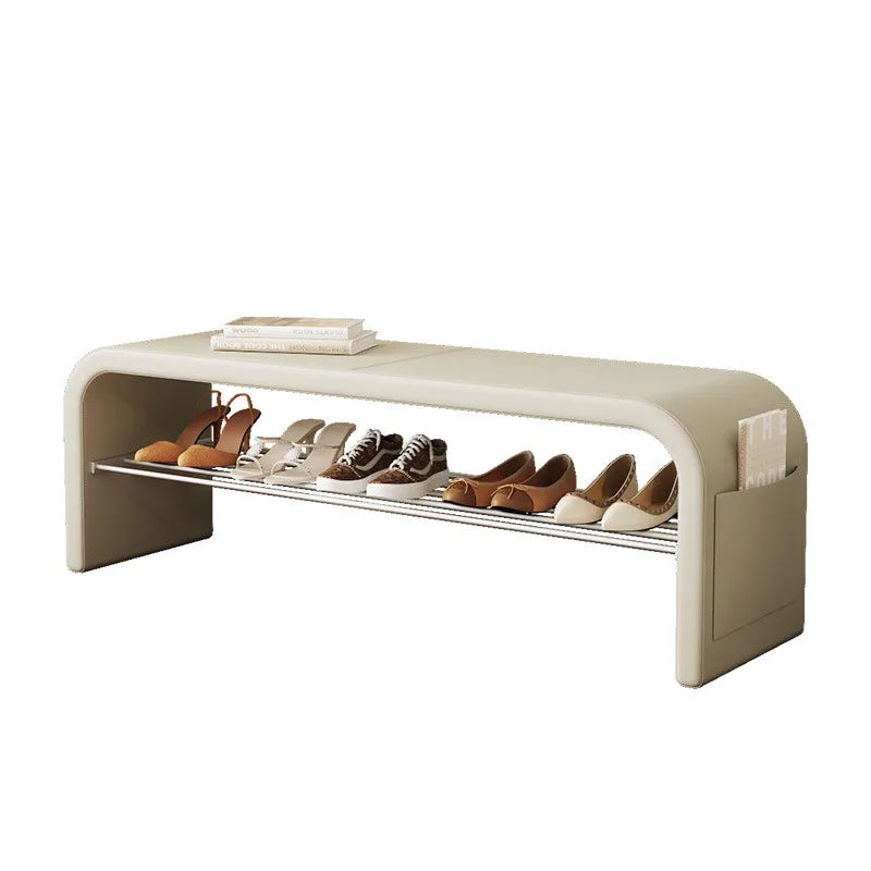 Light luxury shoe changing stool for home use, shoe wearing stool, shoe cabinet, integrated bed end stool Oasis Select