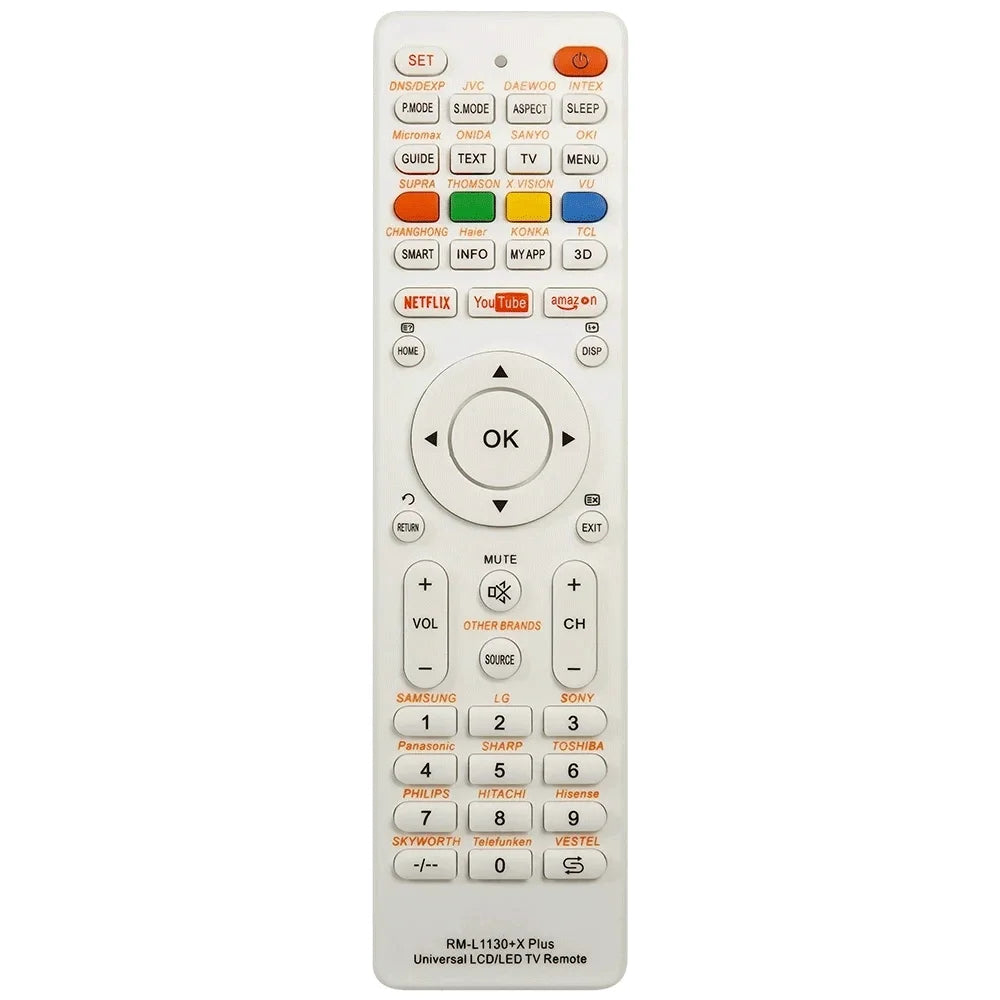 VIKEFON L1130 For All Brand Television TV Universal Replacement Remote Control RM L113 12 RM L1130 8 Smart Home Controle Tv Box Oasis Select L1130