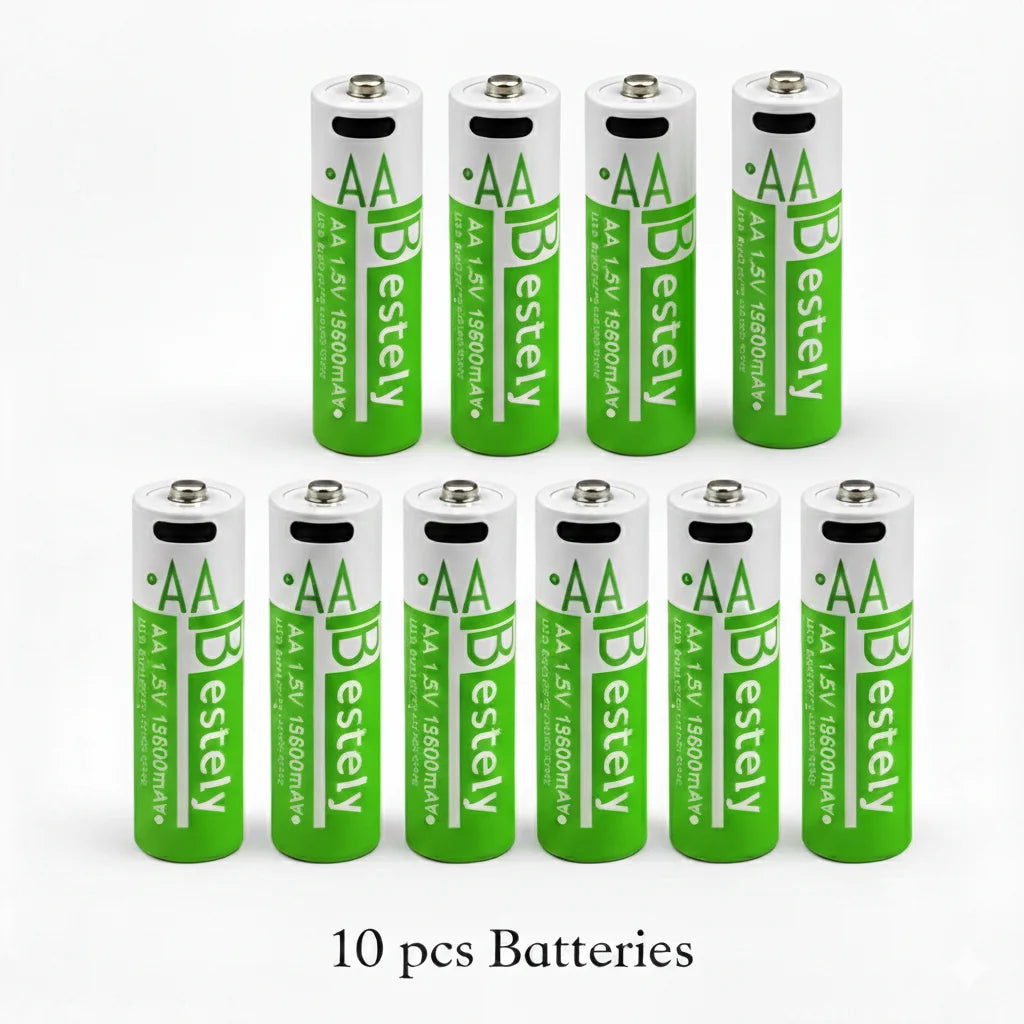 Hot selling AA 1.5V Constant Voltage, High Capacity ,Long Cycle USB-C Rechargeable BAT for Camera/Controller/Toys/Device Oasis Select 10 pcs BAT only